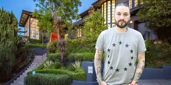 Property at Wonder View Drive, with Steve Angello (MLS/Getty)