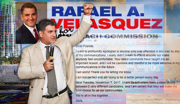 Miami Beach City Commission candidate Rafael Velasquez (Credit: Facebook, Rafael Velasquez)