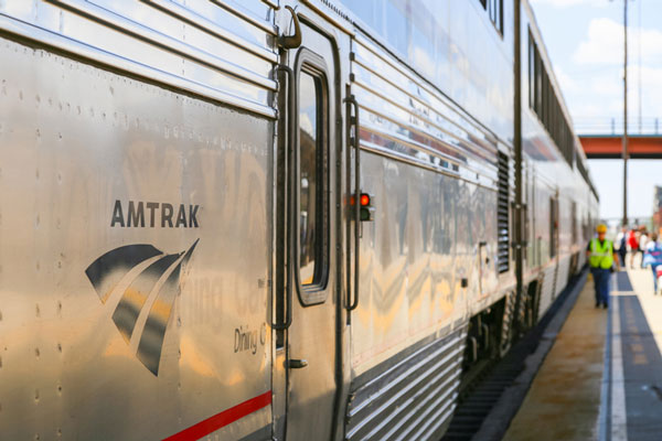 An Amtrak train (credit: iStock)