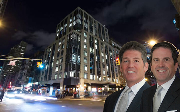 From left: The Smyth Hotel, Larry and Brad Korman (Credit: Korman Communities and Thompson Hotels)