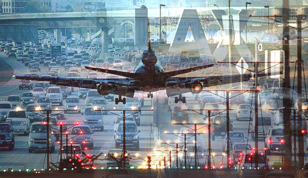Traffic at Los Angeles International Airport (Credit: Getty Images)