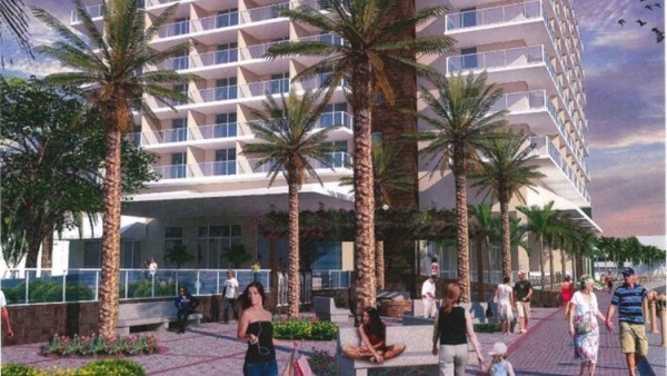 Palm Harbor Marina hotel rendering (Source: Palm Beach Post)