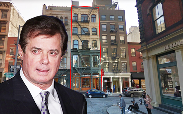 Paul Manafort and 29 Howard Street (Credit: Getty Images and Google Maps)