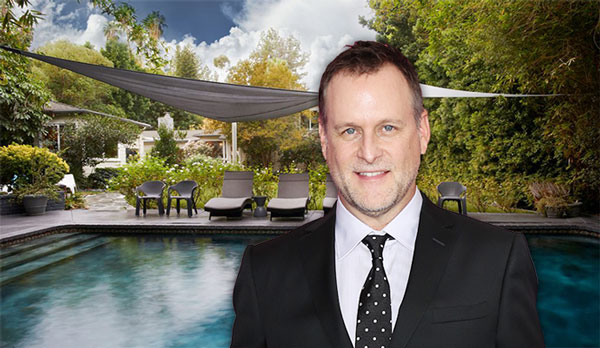 Dave Coulier and his Encino home (Credit: Keller Williams, Getty Images)