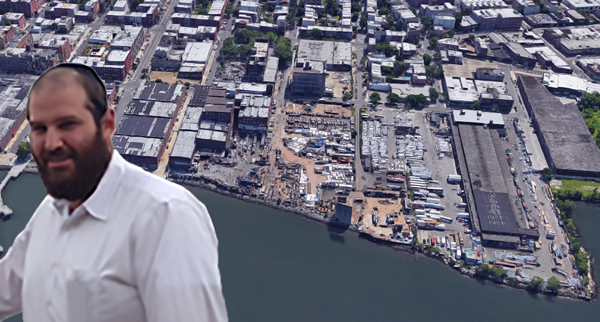 Yoel Sabel and the Greenpoint Waterfront (Credit: Google Maps)