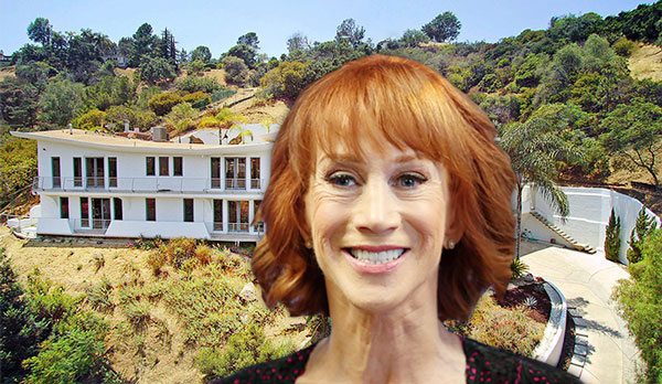 Kathy Griffin and the Hollywood Hills mansion (Credit: Coldwell Banker)