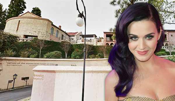Katy Perry and the former nunnery in Los Feliz (Credit: Google Maps, Wikimedia Commons)