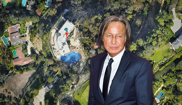 Mohamed Hadid and 901 Strada Vecchia Road (Credit: Getty Images, Google Maps)