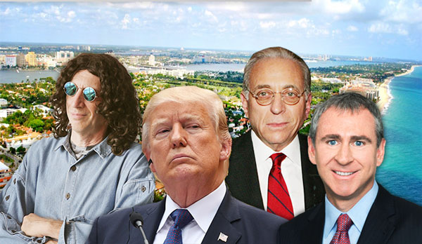 From left: Howard Stern, Donald Trump, Nelson Peltz and Ken Griffin (Credit: Wikimedia Commons, Getty Images)