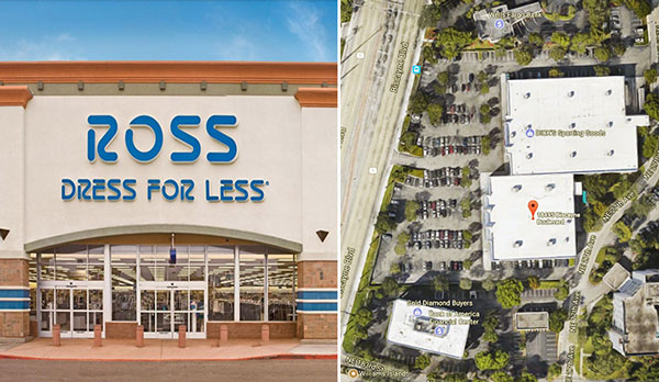 Ross store and 18495 Biscayne Boulevard (Credit: Ross Stores, Google Maps)