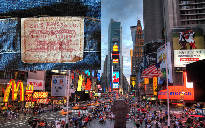 Times Square and Levi's (Credit: M62)