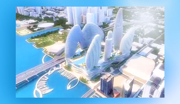 Rendering of marina component for Resorts World Miami (Credit: Next Miami)