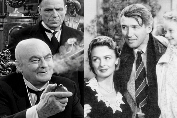Are you a George Bailey or Henry F. Potter? (Credit: Insomnia Cured Here/Flickr, left; National Telefilm Associates, right)