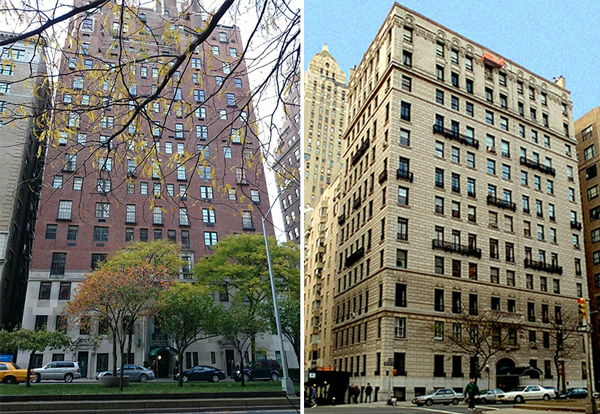 From left: 770 Park Avenue and 840 Park Avenue (Credit: CityRealty)