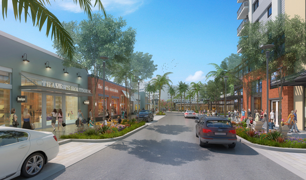 The first retail portion of the $350 million mixed-use development at the former Plantation Mall is nearly 65 percent leased, Encore Capital Management says.