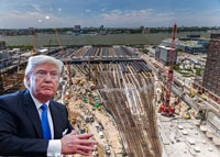 Donald Trump and the Gateway Project (Credit: Amtrak)