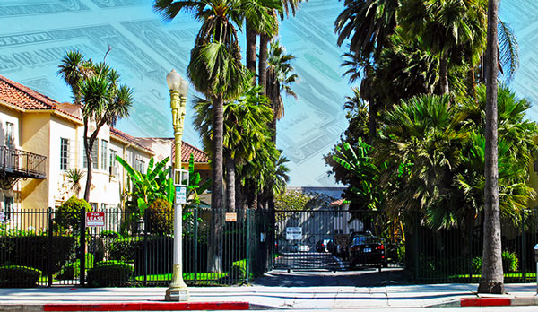 Los Angeles housing (Credit: Wikimedia Commons, Pixabay)