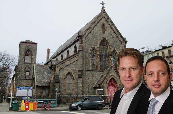 From left: Church of the Redeemer in Brooklyn, Omri Sachs and Dvir Cohen