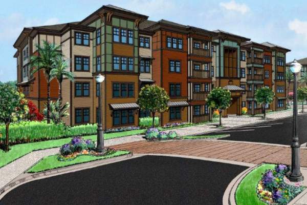 Rendering of Richman Group's proposed apartment complex in Safety Harbor