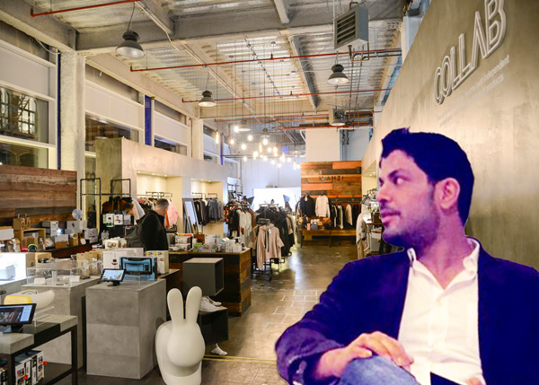 The Collab space at 433 Broadway and Abdul Thunayan (Credit: LinkedIn)