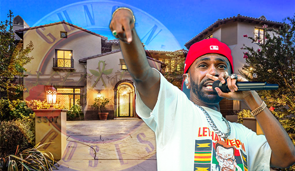 Big Sean, and the Beverly Hills mansion formerly home to Guns 'N Roses guitarist Slash (Credit: Zillow, Crisnet, Getty Images)