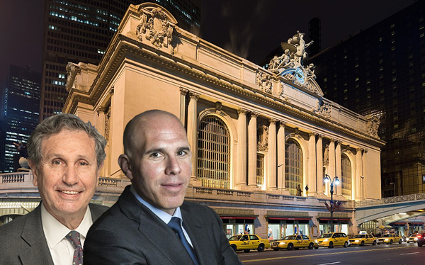 From left: Carl Weisbrod, Scott Rechler and Grand Central Terminal