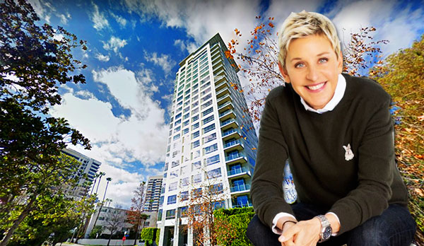 Ellen DeGeneres and Beverly West @ 1200 Club View Dr(Credit: Wikimedia Commons, Google Maps)