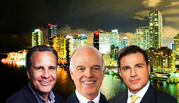Mike Pappas, Ron Shuffield and Dan Kodsi over the Miami skyline (Credit: Pixabay)