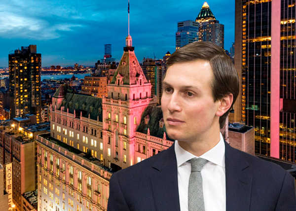 Jared Kushner and the old New York Times Building at 229 West 43rd Street