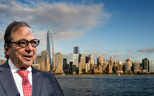 Douglas Durst and 1 World Trade Center (Credit: Getty Images and SOM)