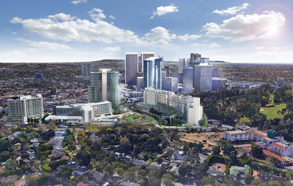 A rendering of the Waldorf Astoria Residences (Image via the Beverly Hills Courier)