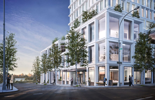 Rendering of 260 Kent Avenue (Credit: COOKFOX Architects)