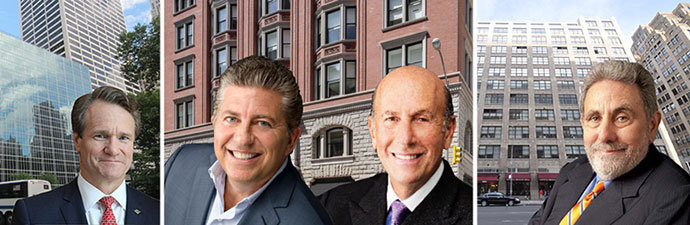 Bank of America's Brian Moynihan and 1100 Sixth Avenue, Rob Lapidus and David Levinson of L&amp;L Holdings with 150 Fifth Avenue and Jeff Gural with 200 Varick Street