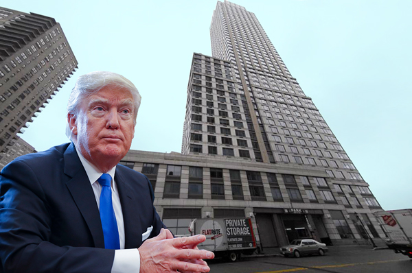 200 Riverside Boulevard and Donald Trump (Credit: Getty Images)