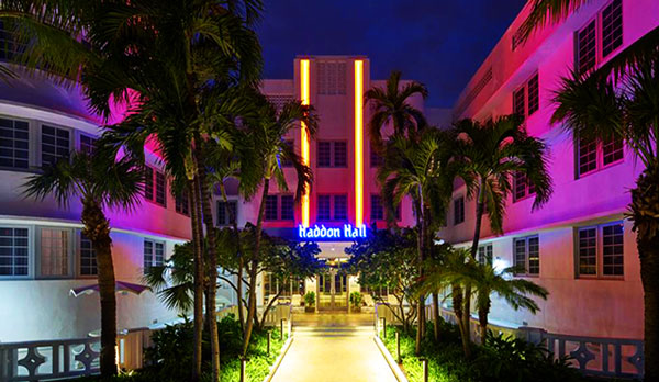The Hall South Beach hotel, formerly known as Haddon Hall (Credit: Booking.com)