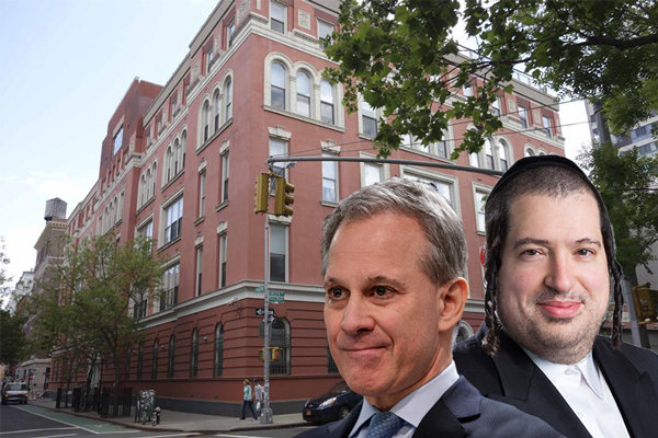 From left: Rivington House, Eric Schneiderman and Allure Group's Joel Landau (Credit: Getty Images and Allure)
