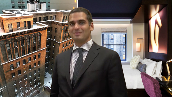Joshua Zamir and the W Hotel at 541 Lexington Avenue (Credit: YouTube and W Hotels)