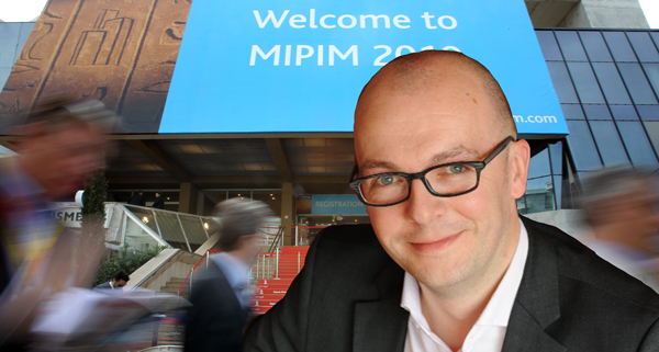 Ronan Vaspart and MIPIM (Credit: Twitter and Getty Images)