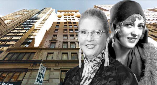 9 East 40th Street, Darcy Stacom and Marion Davies (Credit: Google Maps and Getty Images) 