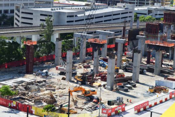 MiamiCentral construction site