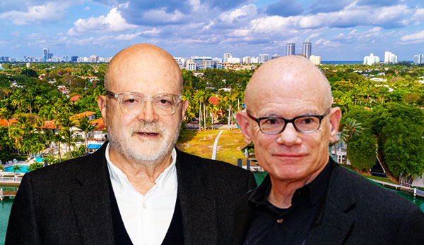 Mickey Drexler, Bill Roedy and 4462 North Bay Road (Credit: Getty Images)