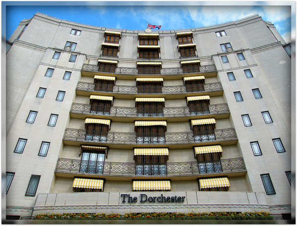 The Dorchester Hotel in London, where the Presidents Club Charity Dinner was hosted
