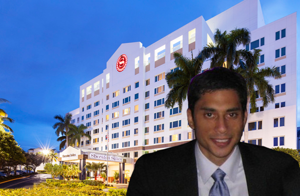 Sheraton Suites Plantation and EHP's Amit Govin (Credit: Sheraton Suites Plantation and LinkedIn)
