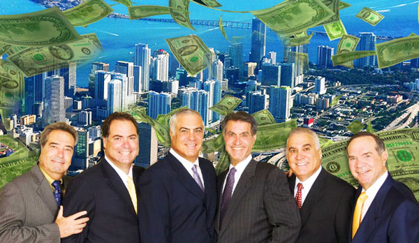 The Munilla board of directors, aerial shot of Miami (Credit: MCM, Wikimedia Commons, Max Pixel)