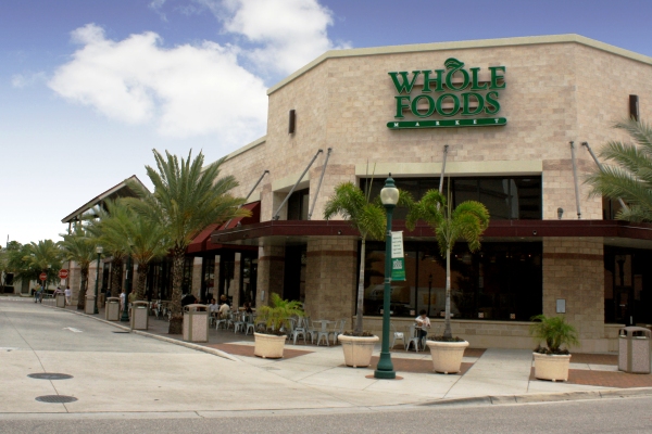 The existing Whole Foods store in Sarasota at 1451 1st Street