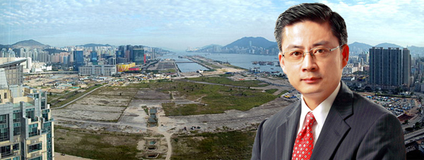 Adam Tan and the former Kai Tak airport in Hong Kong