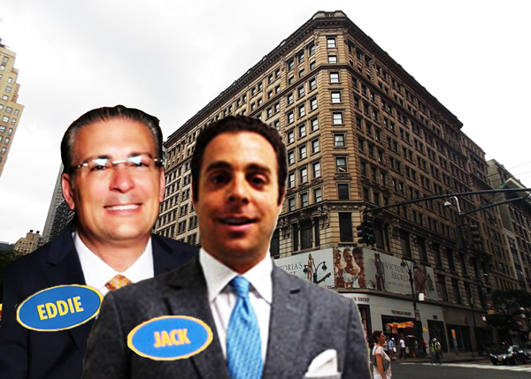 From left: 2 Herald Square, Eddie and Jack Sitt