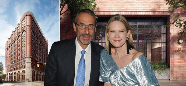 Dan Benton, Stephanie March and the Shephard (Credit: Getty Images and Naftali Group)