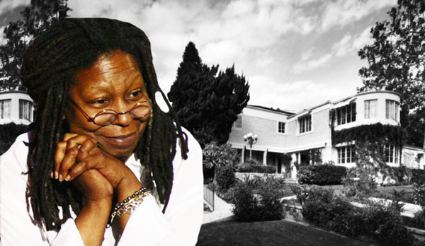 Whoopi Goldberg and the home (Credit: Mossler Properties, Wikipedia)
