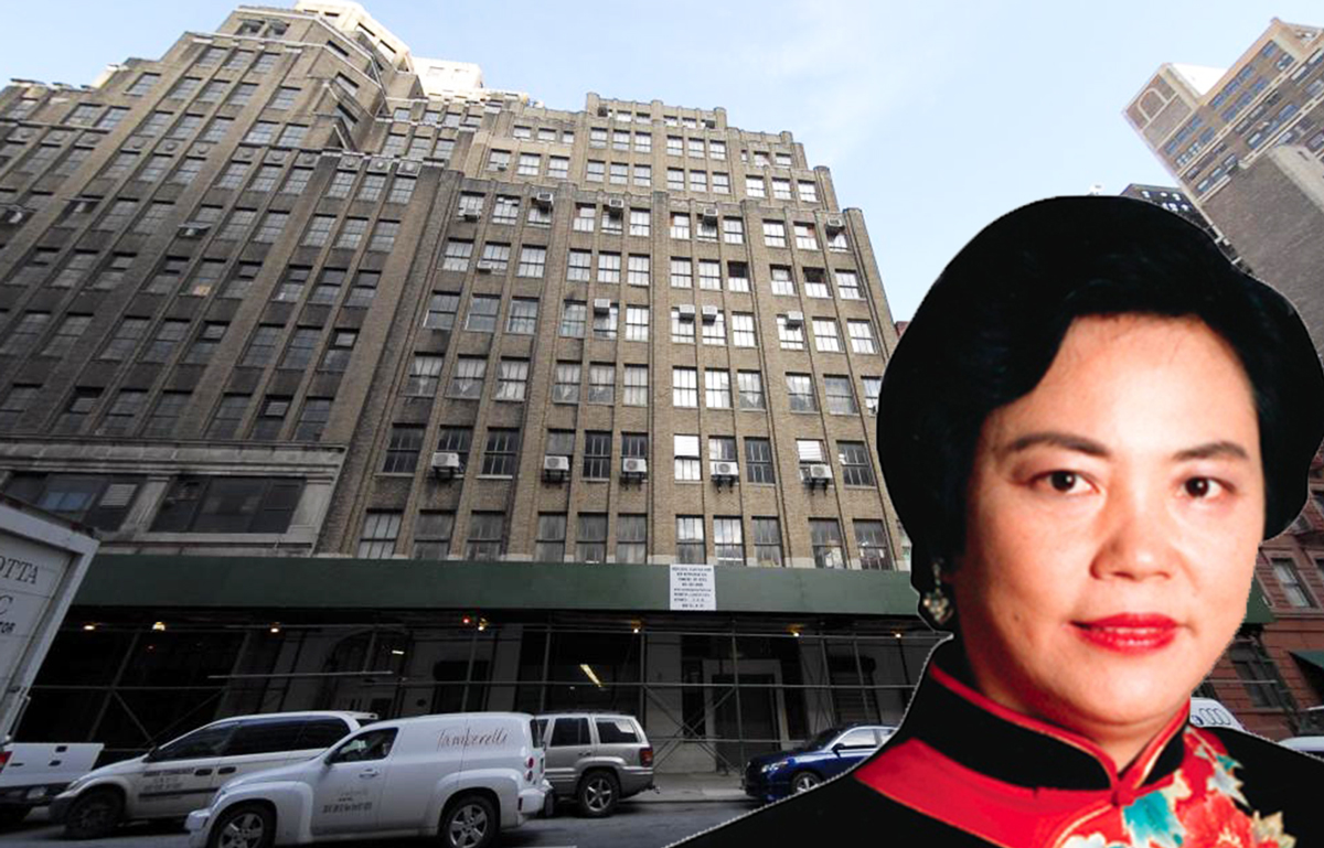 335 West 35th Street and Lucia Chen (Credit: LinkedIn)